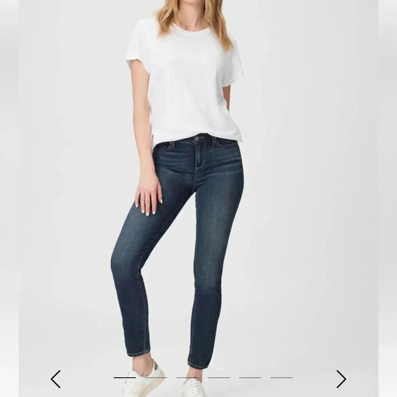 PAIGE Verdugo Ankle Skinny Jean Nottingham Wash Size 29 - Picture 1 of 10